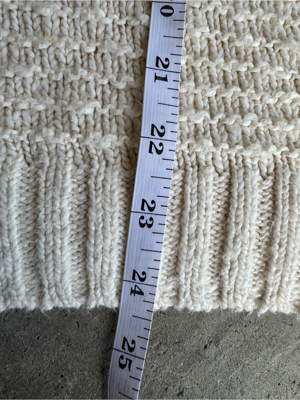 Jones New York Cream Cable-Front Crewneck Sweater XL Cotton Cottagecore Coastal - Picture 13 of 14